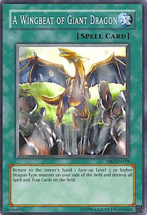 A Wingbeat of Giant Dragon (DB2-EN159) - Dark Beginning 2 Unlimited Dark Beginning 2 Yugioh Single  Squirtle Squad Card Shop.