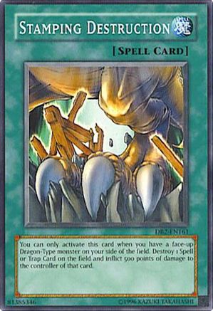 Stamping Destruction (DB2-EN161) - Dark Beginning 2 Unlimited Dark Beginning 2 Yugioh Single  Squirtle Squad Card Shop.