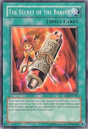 The Secret of the Bandit (DB2-EN194) - Dark Beginning 2 Unlimited Dark Beginning 2 Yugioh Single  Squirtle Squad Card Shop.