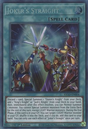 Joker's Straight (CR) (KICO-EN004) - King's Court 1st Edition King's Court Yugioh Single  Squirtle Squad Card Shop.