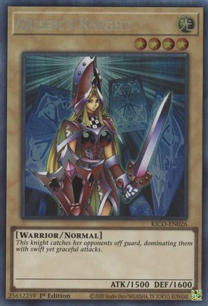 Queen's Knight (CR) (KICO-EN026) - King's Court 1st Edition King's Court Yugioh Single  Squirtle Squad Card Shop.