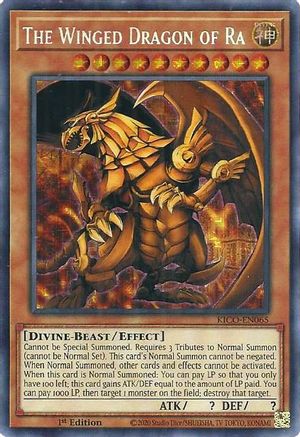 The Winged Dragon of Ra (Secret Pharaoh's Rare) (KICO-EN065) - King's Court 1st Edition King's Court Yugioh Single  Squirtle Squad Card Shop.