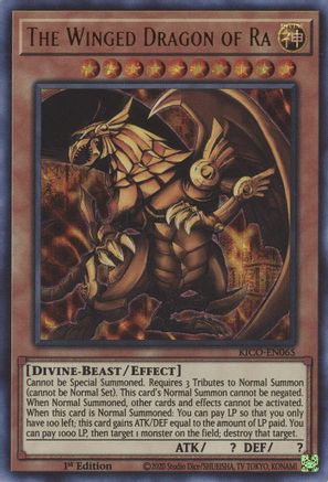 The Winged Dragon of Ra (Ultra Pharaoh's Rare) (KICO-EN065) - King's Court 1st Edition King's Court Yugioh Single  Squirtle Squad Card Shop.