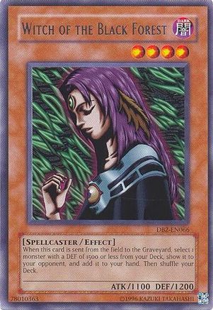 Witch of the Black Forest (DB2-EN066) - Dark Beginning 2 Unlimited Dark Beginning 2 Yugioh Single  Squirtle Squad Card Shop.