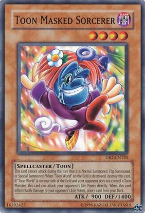 Toon Masked Sorcerer (DB2-EN120) - Dark Beginning 2 Unlimited Dark Beginning 2 Yugioh Single  Squirtle Squad Card Shop.