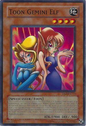 Toon Gemini Elf (DB2-EN119) - Dark Beginning 2 Unlimited Dark Beginning 2 Yugioh Single  Squirtle Squad Card Shop.