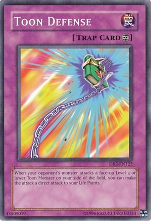 Toon Defense (DB2-EN122) - Dark Beginning 2 Unlimited Dark Beginning 2 Yugioh Single  Squirtle Squad Card Shop.