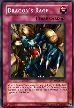 Dragon's Rage (DB2-EN163) - Dark Beginning 2 Unlimited Dark Beginning 2 Yugioh Single  Squirtle Squad Card Shop.
