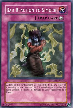 Bad Reaction to Simochi (DB2-EN202) - Dark Beginning 2 Unlimited Dark Beginning 2 Yugioh Single  Squirtle Squad Card Shop.