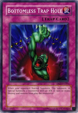 Bottomless Trap Hole (DB2-EN201) - Dark Beginning 2 Unlimited Dark Beginning 2 Yugioh Single  Squirtle Squad Card Shop.