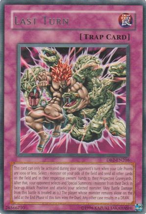 Last Turn (DB2-EN206) - Dark Beginning 2 Unlimited Dark Beginning 2 Yugioh Single  Squirtle Squad Card Shop.