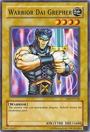 Warrior Dai Grepher (DB2-EN140) - Dark Beginning 2 Unlimited Dark Beginning 2 Yugioh Single  Squirtle Squad Card Shop.