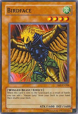 Birdface (DB2-EN208) - Dark Beginning 2 Unlimited Dark Beginning 2 Yugioh Single  Squirtle Squad Card Shop.