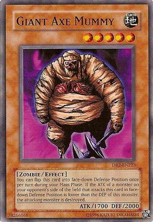 Giant Axe Mummy (DB2-EN223) - Dark Beginning 2 Unlimited Dark Beginning 2 Yugioh Single  Squirtle Squad Card Shop.