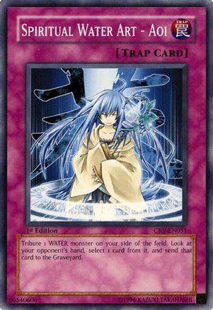 Spiritual Water Art - Aoi (CRV-EN051) - Cybernetic Revolution 1st Edition Cybernetic Revolution Yugioh Single  Squirtle Squad Card Shop.