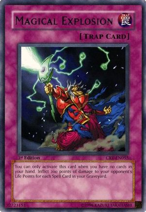Magical Explosion (CRV-EN055) - Cybernetic Revolution 1st Edition Cybernetic Revolution Yugioh Single  Squirtle Squad Card Shop.