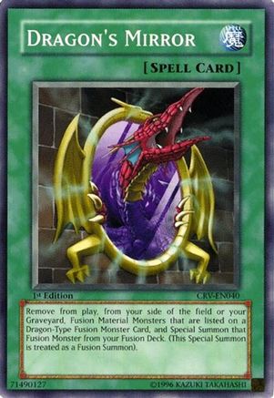 Dragon's Mirror (CRV-EN040) - Cybernetic Revolution Unlimited Cybernetic Revolution Yugioh Single  Squirtle Squad Card Shop.