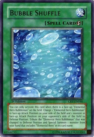 Bubble Shuffle (CRV-EN046) - Cybernetic Revolution 1st Edition Cybernetic Revolution Yugioh Single  Squirtle Squad Card Shop.