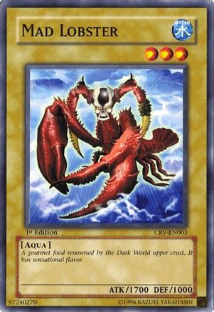 Mad Lobster (CRV-EN003) - Cybernetic Revolution Unlimited Cybernetic Revolution Yugioh Single  Squirtle Squad Card Shop.