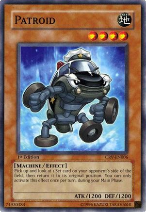 Patroid (CRV-EN006) - Cybernetic Revolution Unlimited Cybernetic Revolution Yugioh Single  Squirtle Squad Card Shop.