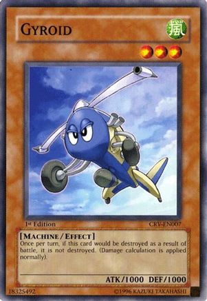 Gyroid (CRV-EN007) - Cybernetic Revolution 1st Edition Cybernetic Revolution Yugioh Single  Squirtle Squad Card Shop.