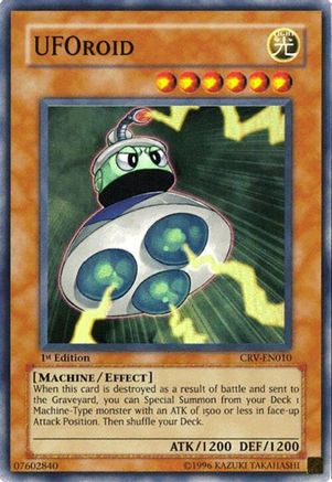 UFOroid (CRV-EN010) - Cybernetic Revolution Unlimited Cybernetic Revolution Yugioh Single  Squirtle Squad Card Shop.