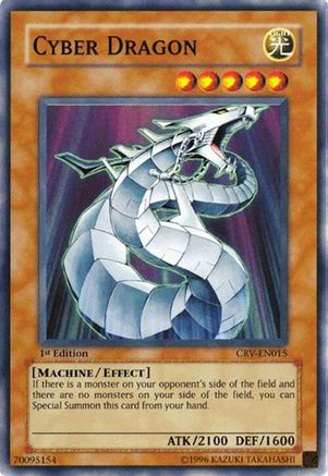 Cyber Dragon (CRV-EN015) - Cybernetic Revolution 1st Edition Cybernetic Revolution Yugioh Single  Squirtle Squad Card Shop.