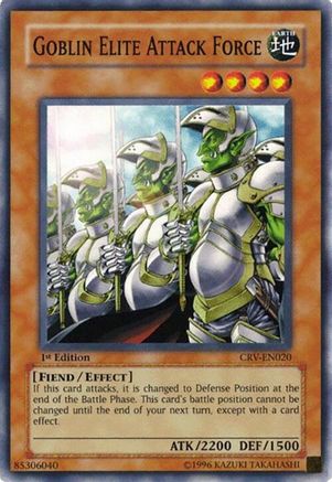 Goblin Elite Attack Force (CRV-EN020) - Cybernetic Revolution 1st Edition Cybernetic Revolution Yugioh Single  Squirtle Squad Card Shop.
