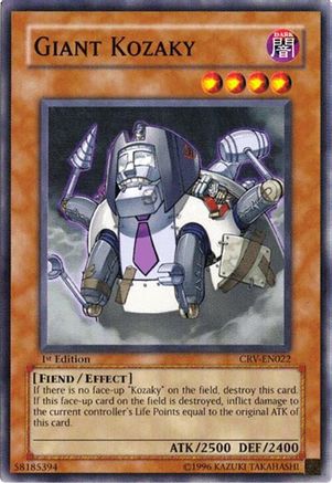 Giant Kozaky (CRV-EN022) - Cybernetic Revolution 1st Edition Cybernetic Revolution Yugioh Single  Squirtle Squad Card Shop.