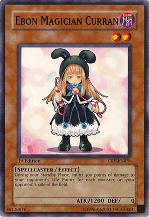 Ebon Magician Curran (CRV-EN031) - Cybernetic Revolution 1st Edition Cybernetic Revolution Yugioh Single  Squirtle Squad Card Shop.