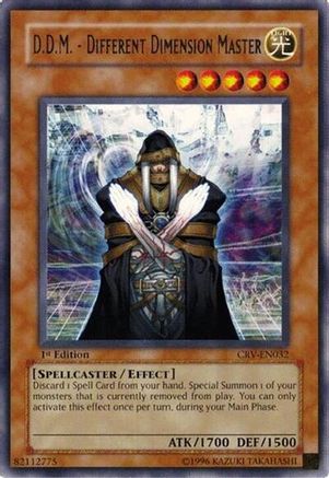 D.D.M. - Different Dimension Master (CRV-EN032) - Cybernetic Revolution Unlimited Cybernetic Revolution Yugioh Single  Squirtle Squad Card Shop.