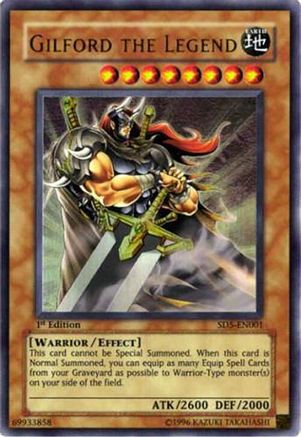 Gilford the Legend (SD5-EN001) - Structure Deck: Warrior's Triumph 1st Edition Structure Deck: Warrior's Triumph Yugioh Single  Squirtle Squad Card Shop.