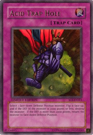 Acid Trap Hole (EU) (SOI-ENSE1) - Shadow of Infinity Limited Shadow of Infinity Yugioh Single  Squirtle Squad Card Shop.