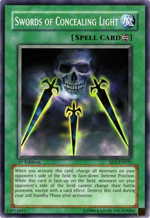 Swords of Concealing Light (SD5-EN031) - Structure Deck: Warrior's Triumph 1st Edition Structure Deck: Warrior's Triumph Yugioh Single  Squirtle Squad Card Shop.