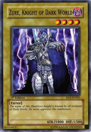 Zure, Knight of Dark World (EEN-EN001) - Elemental Energy Unlimited Elemental Energy Yugioh Single  Squirtle Squad Card Shop.