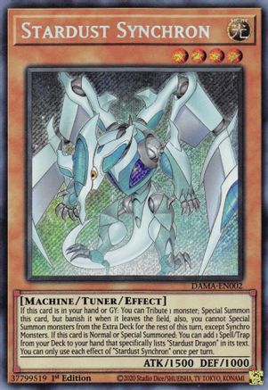 Stardust Synchron (DAMA-EN002) - Dawn of Majesty 1st Edition Dawn of Majesty Yugioh Single  Squirtle Squad Card Shop.