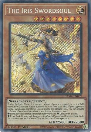 The Iris Swordsoul (DAMA-EN009) - Dawn of Majesty 1st Edition Dawn of Majesty Yugioh Single  Squirtle Squad Card Shop.