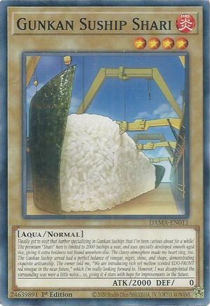 Gunkan Suship Shari (DAMA-EN011) - Dawn of Majesty 1st Edition Dawn of Majesty Yugioh Single  Squirtle Squad Card Shop.