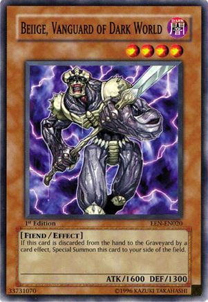 Beiige, Vanguard of Dark World (EEN-EN020) - Elemental Energy Unlimited Elemental Energy Yugioh Single  Squirtle Squad Card Shop.