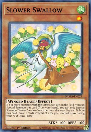 Slower Swallow (DAMA-EN029) - Dawn of Majesty 1st Edition Dawn of Majesty Yugioh Single  Squirtle Squad Card Shop.