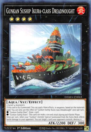 Gunkan Suship Ikura-class Dreadnought (DAMA-EN043) - Dawn of Majesty 1st Edition Dawn of Majesty Yugioh Single  Squirtle Squad Card Shop.