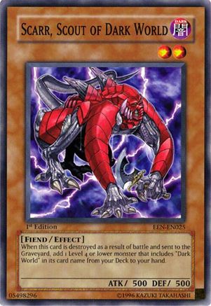 Scarr, Scout of Dark World (EEN-EN025) - Elemental Energy 1st Edition Elemental Energy Yugioh Single  Squirtle Squad Card Shop.