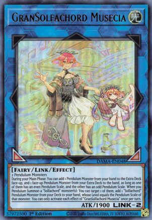 GranSolfachord Musecia (DAMA-EN048) - Dawn of Majesty 1st Edition Dawn of Majesty Yugioh Single  Squirtle Squad Card Shop.