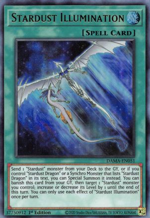 Stardust Illumination (DAMA-EN051) - Dawn of Majesty 1st Edition Dawn of Majesty Yugioh Single  Squirtle Squad Card Shop.