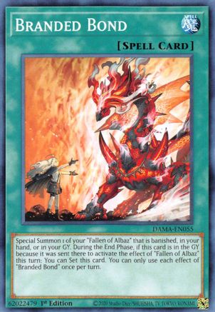 Branded Bond (DAMA-EN055) - Dawn of Majesty 1st Edition Dawn of Majesty Yugioh Single  Squirtle Squad Card Shop.