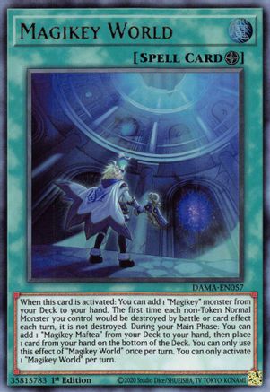 Magikey World (DAMA-EN057) - Dawn of Majesty 1st Edition Dawn of Majesty Yugioh Single  Squirtle Squad Card Shop.