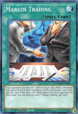 Margin Trading (DAMA-EN069) - Dawn of Majesty 1st Edition Dawn of Majesty Yugioh Single  Squirtle Squad Card Shop.