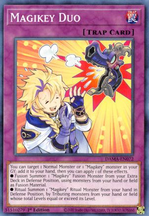 Magikey Duo (DAMA-EN072) - Dawn of Majesty 1st Edition Dawn of Majesty Yugioh Single  Squirtle Squad Card Shop.