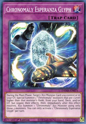 Chronomaly Esperanza Glyph (DAMA-EN075) - Dawn of Majesty 1st Edition Dawn of Majesty Yugioh Single  Squirtle Squad Card Shop.