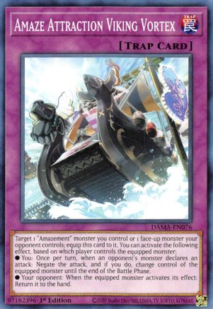 Amaze Attraction Viking Vortex (DAMA-EN076) - Dawn of Majesty 1st Edition Dawn of Majesty Yugioh Single  Squirtle Squad Card Shop.